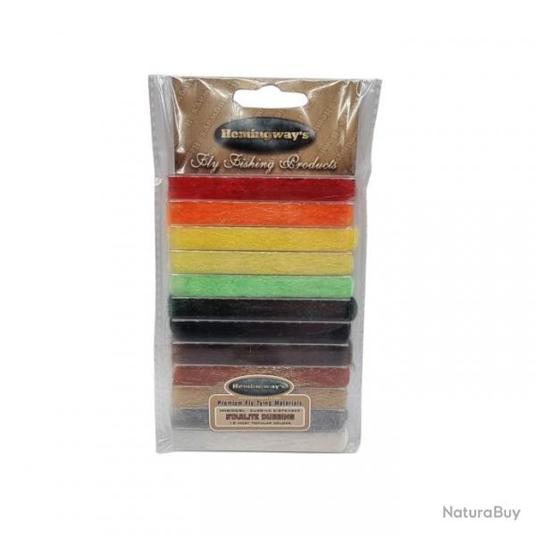 Hemingways dubbing set allround brillant fluo 1303