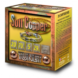 Cartouches Tunet Soft Copper - Cal. 20/70 - 6.5 / Par 1