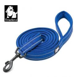 Laisse pour chien bleue largeur 1cm longueur 2m - LIVRAISON GRATUITE