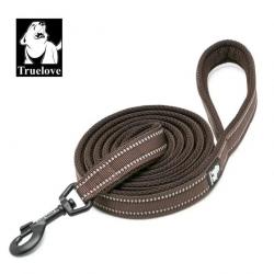 Laisse marron pour chien largeur 1cm longueur 2m - LIVRAISON GRATUITE