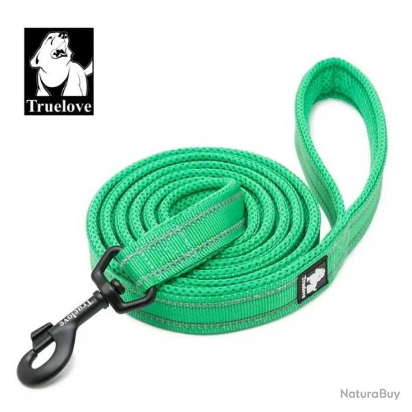 Laisse verte pour chien largeur 1cm longueur 2m - LIVRAISON GRATUITE