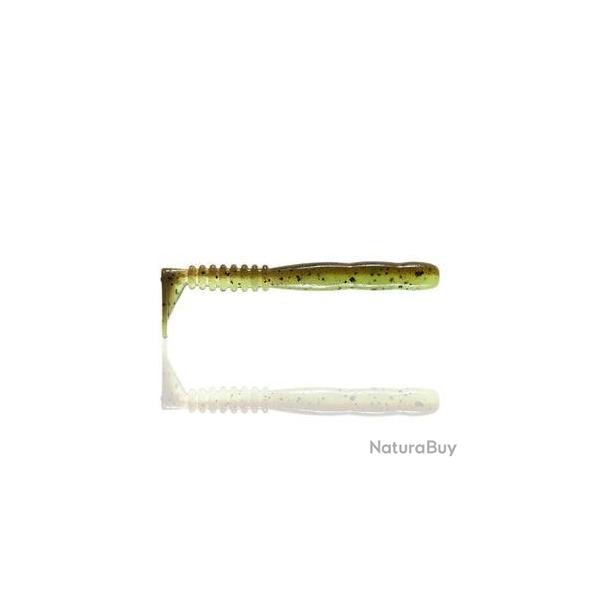 Leurre REINS Rockvibe Shad 2,3" B08 Green Pumpkin Chart Melon