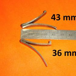 ressorts chiens 36X43mm fusil type ROBUST HELICE HAMMERLESS JUXTAPOSE - VENDU PAR JEPERCUTE(D22C287)