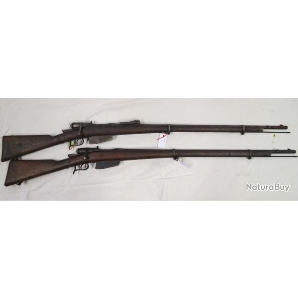 Fusil vetterli Modle 1870/87 modifi 15 calibre 6.5 Carcano catgorie D