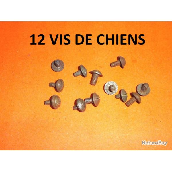 lot de 12 vis de chien de fusil a chiens type LEFAUCHEUX - VENDU PAR JEPERCUTE (D22C1298)