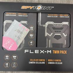 Caméra De Chasse Spypoint Flex-M Twin Pack soit 2 FLEX-M + 2 Casquettes SPYPOINT