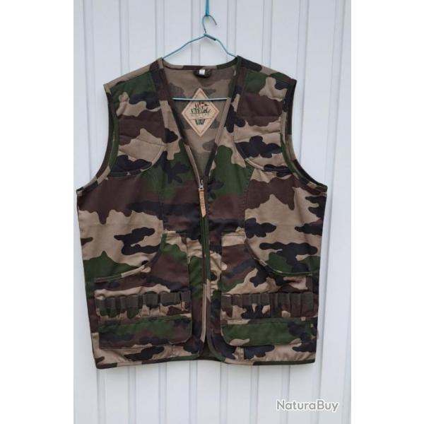 Gilet sans manches de chasse