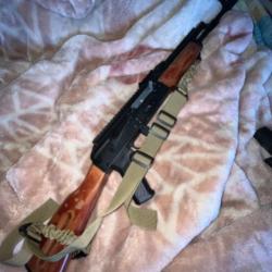 AK74 Jing Gong métal et bois système BLOW BACK AEG