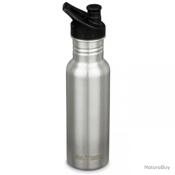 Gourde Sport Klean Kanteen Classic 0,8L inox bross