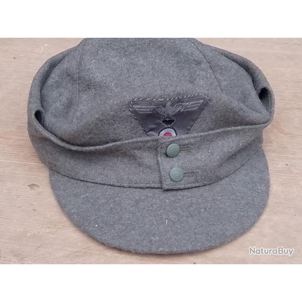 Casquette soldat werhmart taille 58 trs bonne reproduction pour reconstitution ou film superbe etat