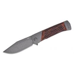 Couteau Schrade Old Timer Frontier Lame Acier 7Cr17MoV Clip Point Manche Delrin Linerlock SCH1203147