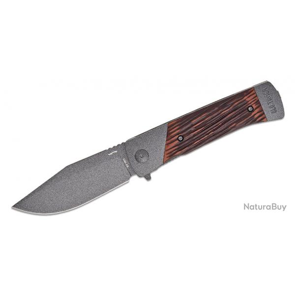 Couteau Schrade Old Timer Frontier Lame Acier 7Cr17MoV Clip Point Manche Delrin Linerlock SCH1203147