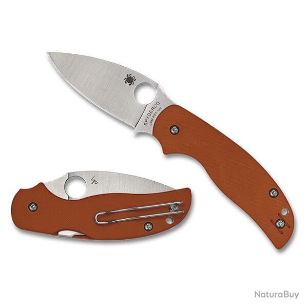 C123GBORP couteau pliant Spyderco SAGE 5 G10