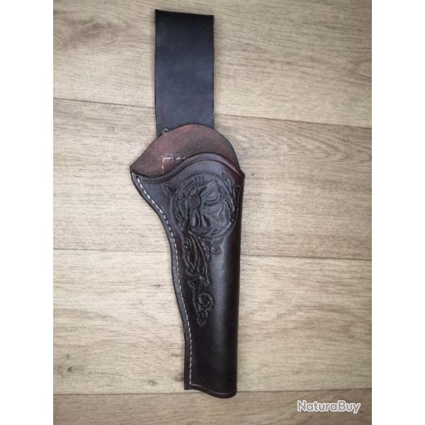 holster western colt 1862/1860 UBERTI 5 COUPS