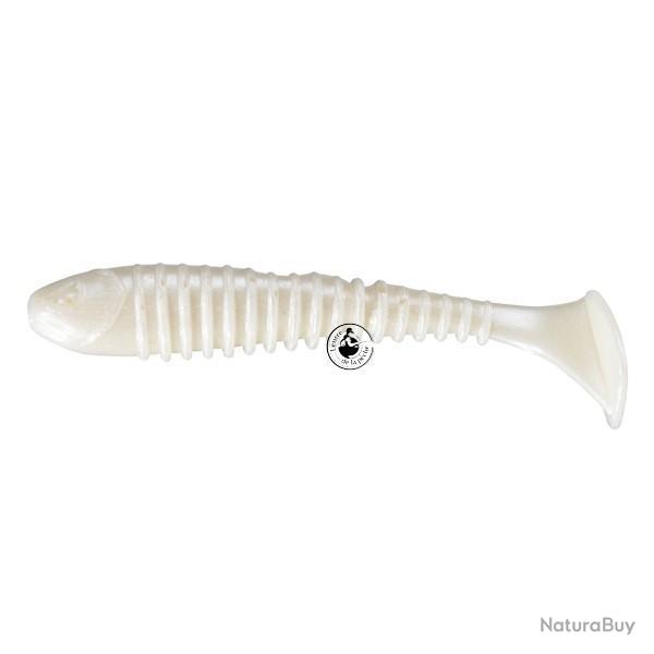 Leurre Berkley Flex Rib Shad 9cm Pearl White