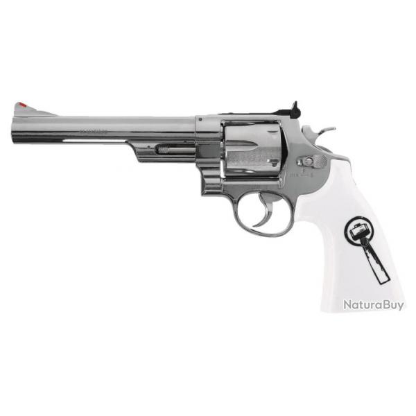 Revolver CO2 S&W 629 trust me nikel/blanc cal.4.5mm BB'S 6cps