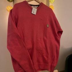 Pull JUMFIL Rose neuf taille XL