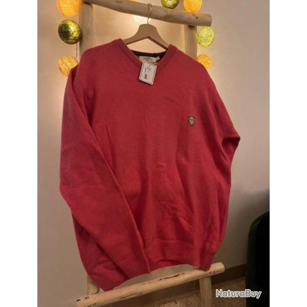 Pull JUMFIL Rose neuf taille XL