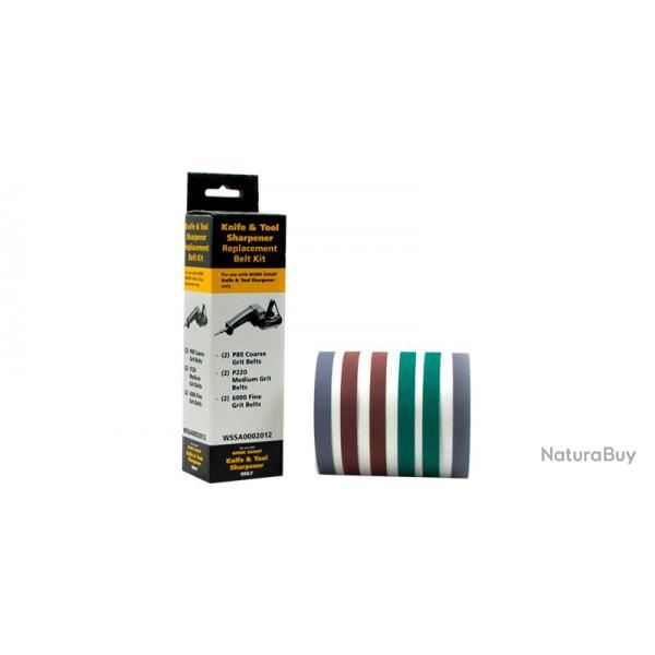 ( Kit de bandes abrasives pour MK2 (par 6))Kit de bandes abrasives pour MK2 (par 6)