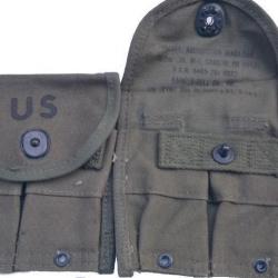 Porte-chargeur US M1 post WW2 Corée/Vietnam ( Présenté recto/verso)