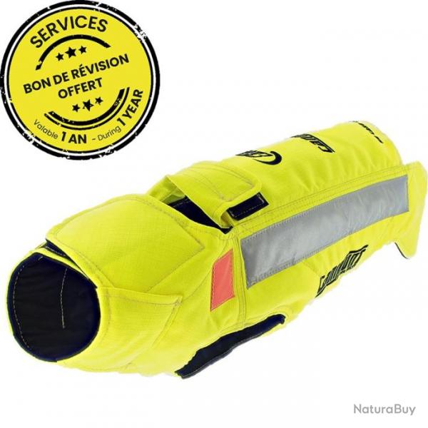 Gilet de protection pour chien CANIHUNT PROTECT PRO CANO Jaune - T45