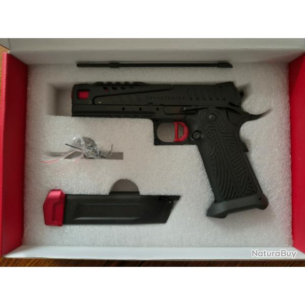 Hi-Capa Carnotaurus Noir / Rouge ICS Gaz