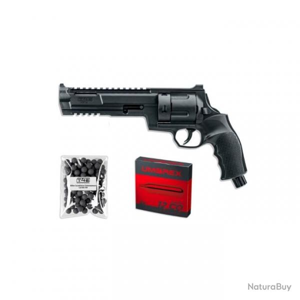 Revolver de dfense UMAREX CO2 T4E TR68 cal.68 16joules +100 billes +5 co2