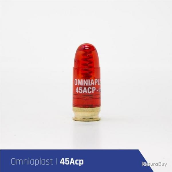 BLISTER DE 5 CARTOUCHES DE MANIPULATION SNAP CAPS .45 ACP | OMNIPLAST