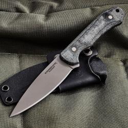 Couteau Condor K-Night Fixed Manche Micarta Lame Acier 14C28N Etui Kydex Made Salvador CTK183642MSK