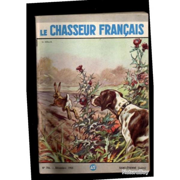 le chasseur franais 706 de 1955 , chasse , pche , maison, sant, sanglier, jardinage , levage