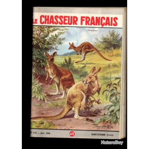 le chasseur franais 712 juin 1956,  chasse , pche , maison, sant, sanglier, jardinage , levage