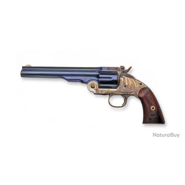 UBERTI - REVOLVER 1875 SECOND MODEL SCHOFIELD .QD .45COLT 7" BLEU/JASPE