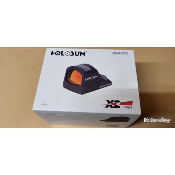 point rouge HOLOSUN HS407C x2 2Moa