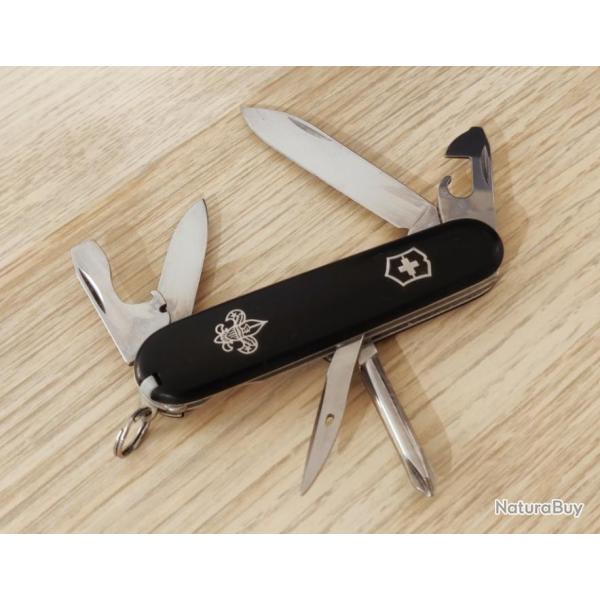 Victorinox couteau suisse Tinker noir BSA insert mtallique collector