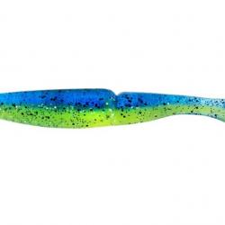 Leurres souples sawamura one up shad 3" blue gold glitter