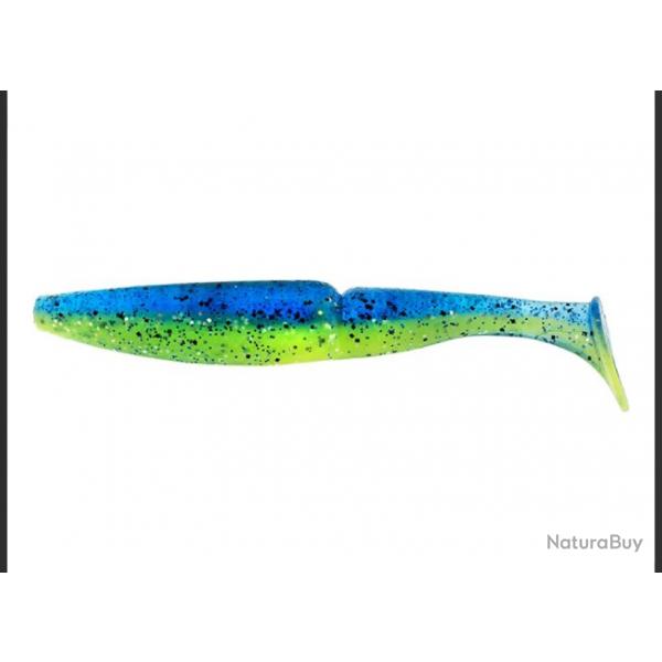 Leurres souples sawamura one up shad 3" blue gold glitter