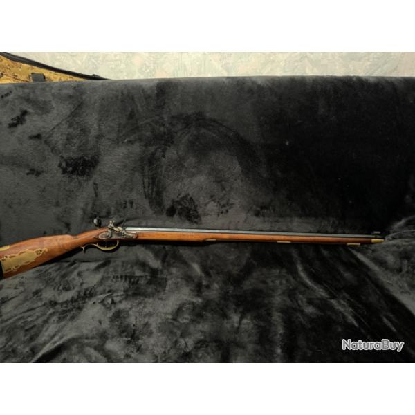 fusil Kentucky silex poudre noire cal 45 avec dioptre Pedersoli