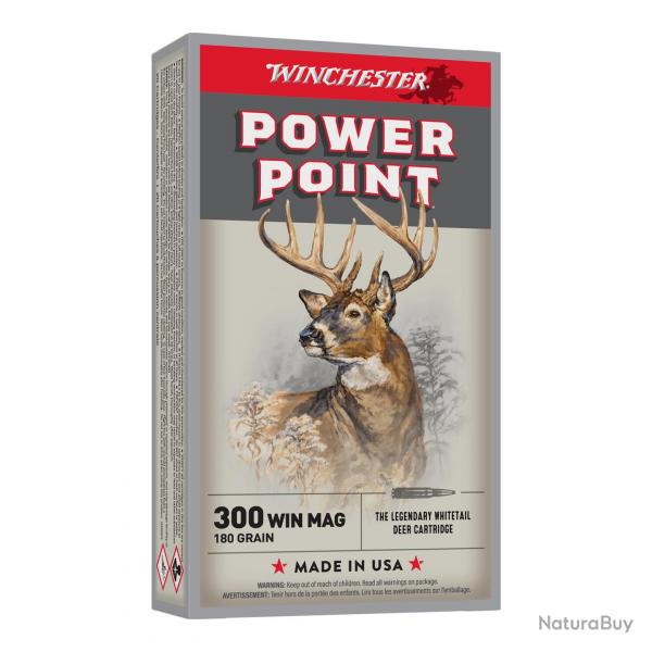 WINCHESTER CAL .300 WIN MAG, POWER-POINT - 11.7GRAMMES