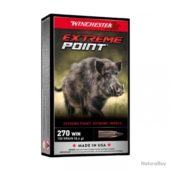 WINCHESTER CAL .270 WIN, EXTREME POINT - 8.4GRAMMES