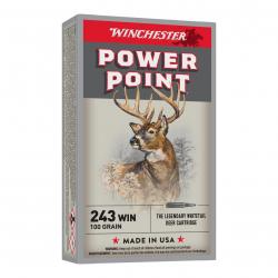 WINCHESTER CAL .243 WIN, POWER-POINT - 6.4GRAMMES