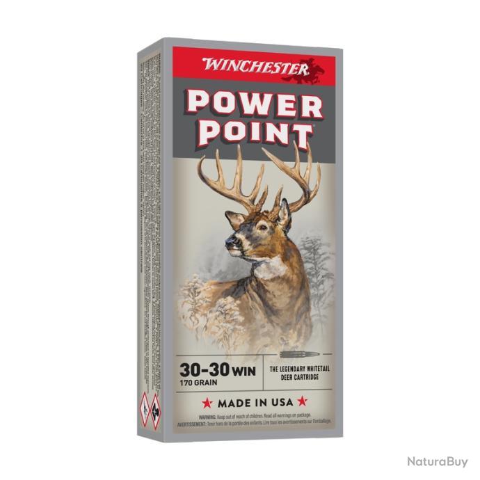 WINCHESTER MUNITIONS CAL 3030WIN 170 GR POWERPOINT Balles autres