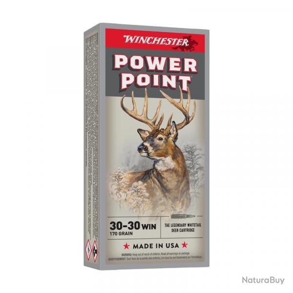 WINCHESTER CAL .30-30WIN, POWER-POINT - 11GRAMMES