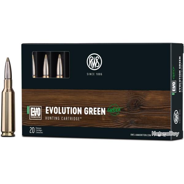 RWS CAL 7X64, EVOLUTION GREEN - 8.2GRAMMES