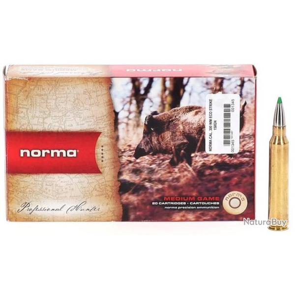 NORMA CAL. 300 WSM, ECOSTRIKE -9.7GRAMMES