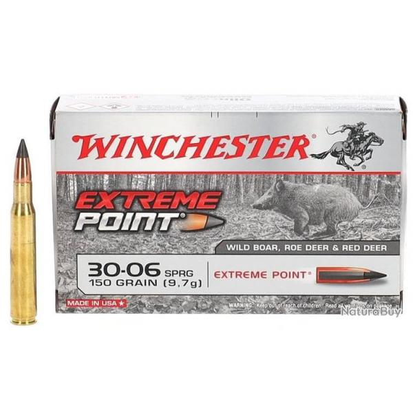 WINCHESTER CAL.30.06 SPRG, EXTREME POINT - 9.7GRAMMES