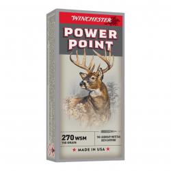 WINCHESTER CAL .270 WSM, POWER-POINT - 9.7GRAMMES