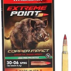 WINCHESTER CAL. 30.06 SPRG, EXTREME POINT - 9.7GRAMMES