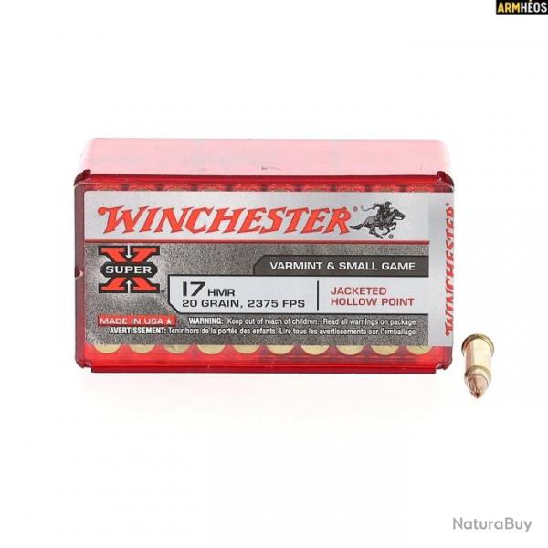 WINCHESTER .17 HMR 20GR JHP SUPER-X RIMFIRE