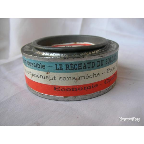 WW1/WW2 FRANCE BOTE POUR RCHAUD MILITAIRE FRANCAIS " LE RECHAUD DU SOLDAT " TRES RARE