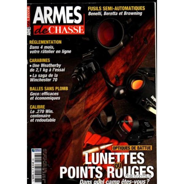 armes de chasse 83 bronzage, lunettes de battue ou points rouges , weatherby mark V, m.rossignol